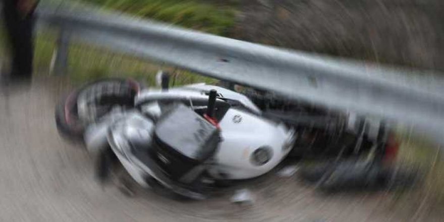 Kars'ta Motosiklet Kazası