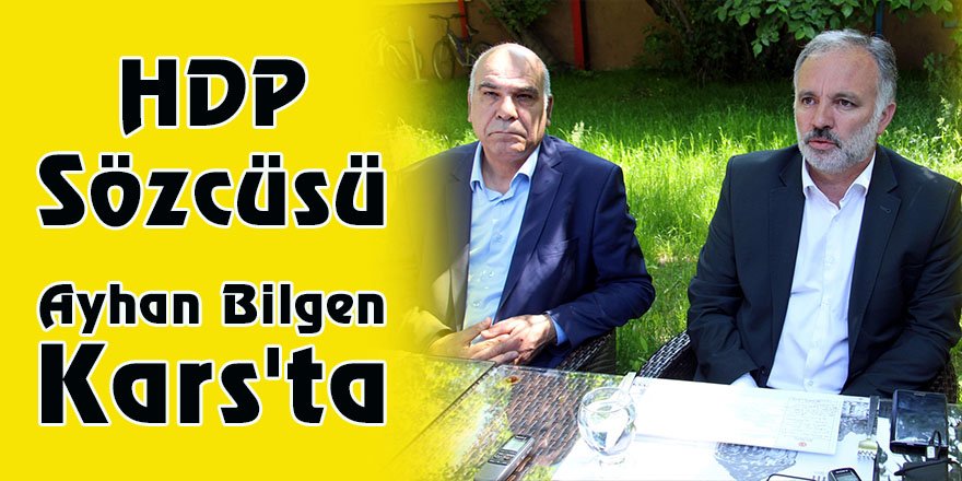HDP Sözcüsü Ayhan Bilgen Kars'ta