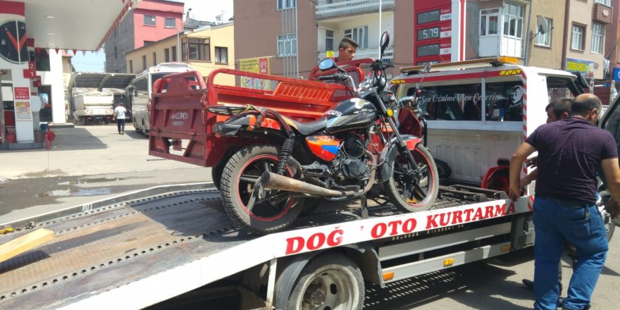 Kars’ta 17 motosiklet trafikten men edildi