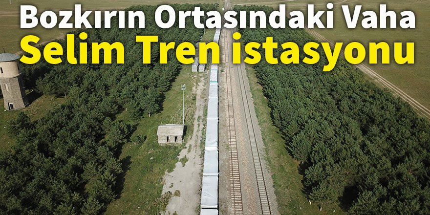 Bozkirin Ortasindaki Vaha Selim Tren Istasyonu