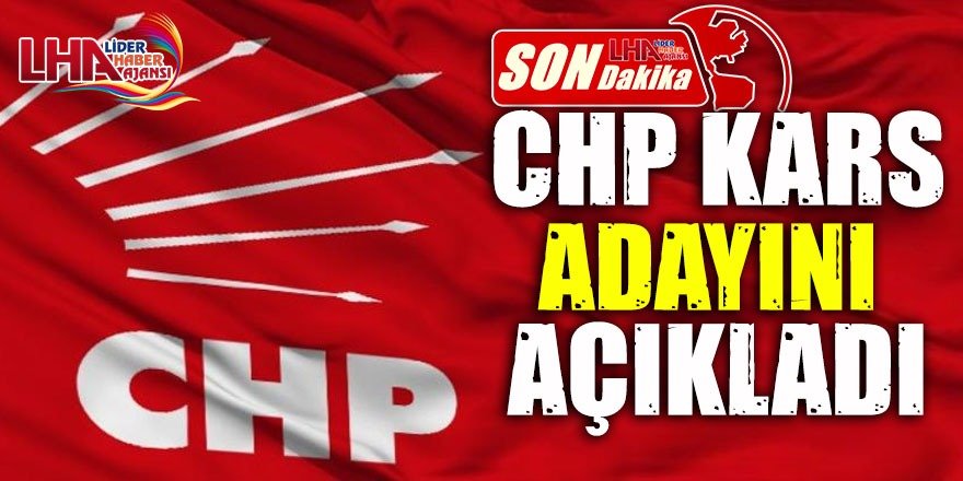 CHP Kars Belediye Başkan Adayı Naif Alibeyoğlu