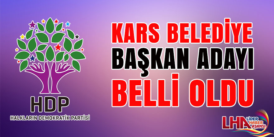 HDP Kars adayı Ayhan Bilgen oldu!