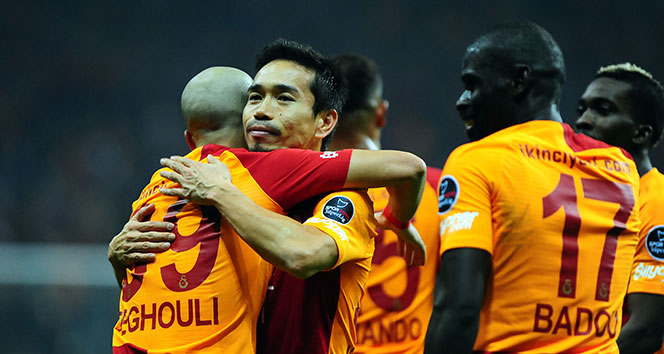 Galatasaray evinde 4 golle kazandı