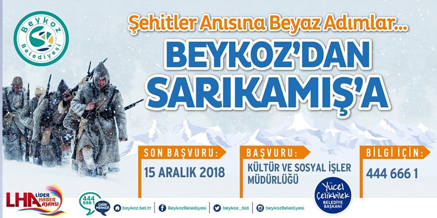 Beykoz’dan Sarıkamış’a Beyaz Adımlar