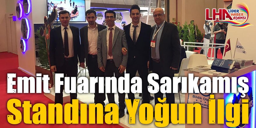 Emit Fuarında Sarıkamış Standına Yoğun İlgi