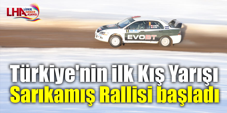 Türkiye'nin ilk kış yarışı "Sarıkamış Rallisi" başladı