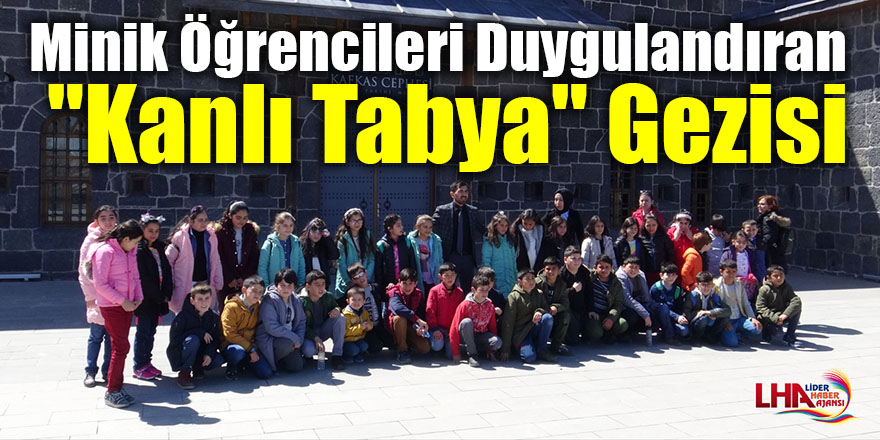 Minik öğrencileri duygulandıran "Kanlı Tabya" gezisi