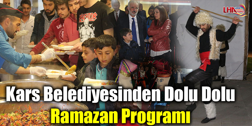 Kars Belediyesinden Dolu Dolu Ramazan Programı
