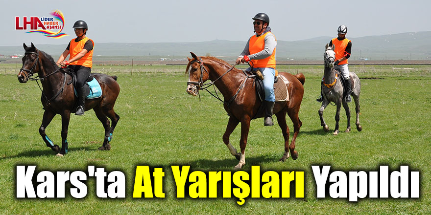 Kars'ta At Yarışları Yapıldı