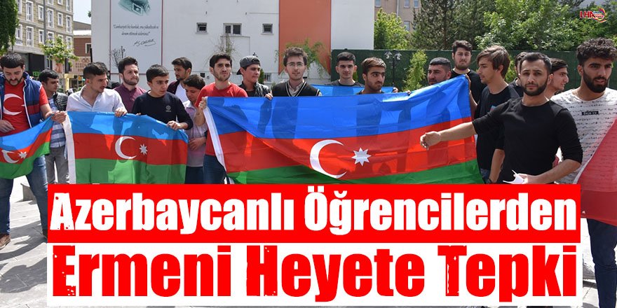 Azerbaycanlı Öğrencilerden Ermeni Heyete Tepki