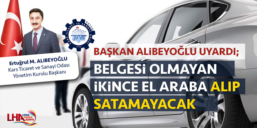 KATSO Başkanı Ertuğrul Alibeyoğlu uyardı