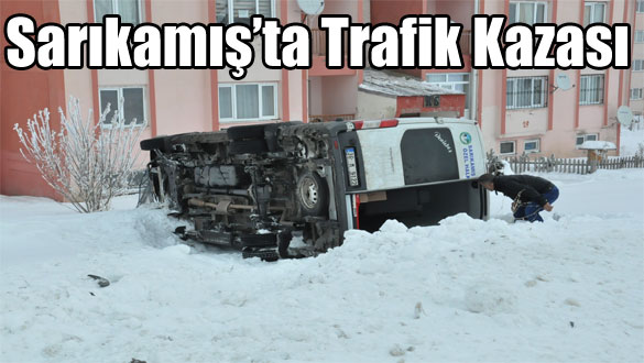 Sarıkamış'ta Trafik Kazası