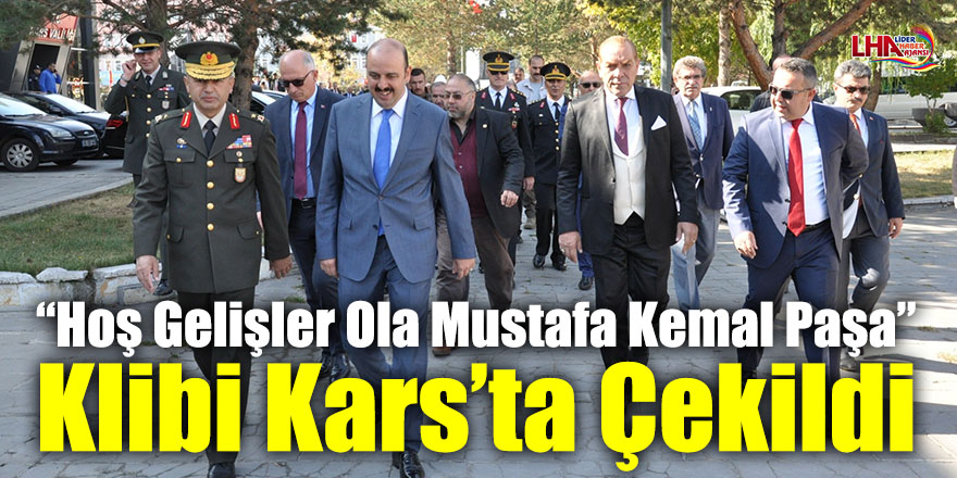 “Hoş Gelişler Ola Mustafa Kemal Paşa” Klibi Kars’ta Çekildi