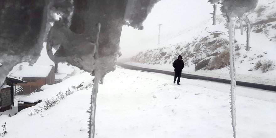 Ardahan'da kar ve sis etkili ulaşımı aksattı