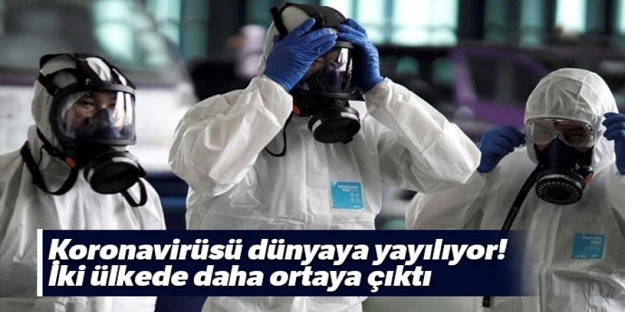 Koronavirüsü dünyaya yayılıyor! İki ülkede daha ortaya çıktı