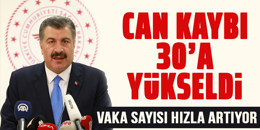 Bakan Koca: '9 yeni vefatımız var. Toplam vaka sayımız 1256'