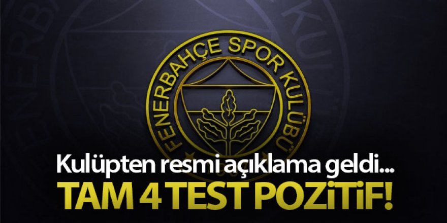 Fenerbahçe'den koronavirüs açıklaması