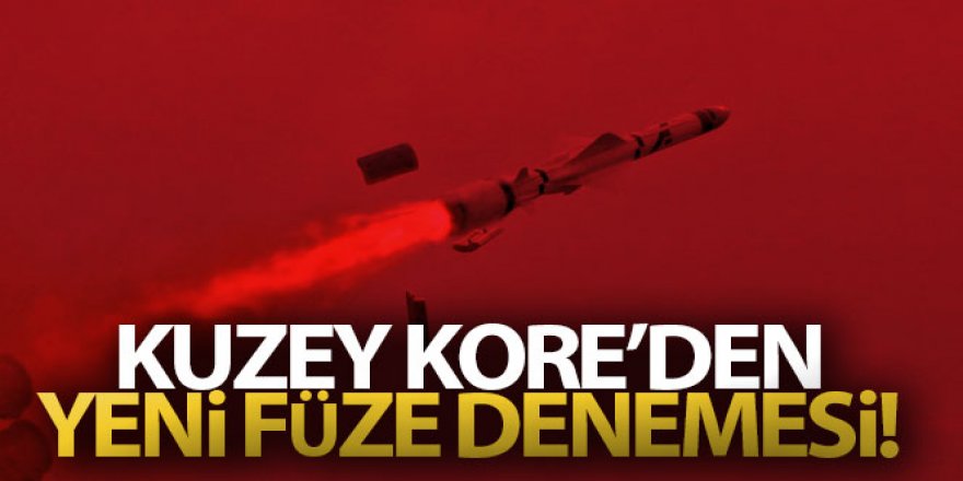 Kuzey Kore'den yeni füze denemesi