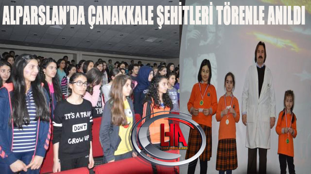 ALPARSLAN´DA ÇANAKKALE ŞEHİTLERİ TÖRENLE ANILDI