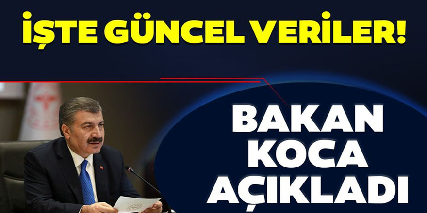 Bakan Koca, Türkiye’deki son corona virüsü vaka sayısını açıkladı!