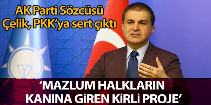 AK Parti Sözcüsü Çelik'ten sert PKK açıklamaları