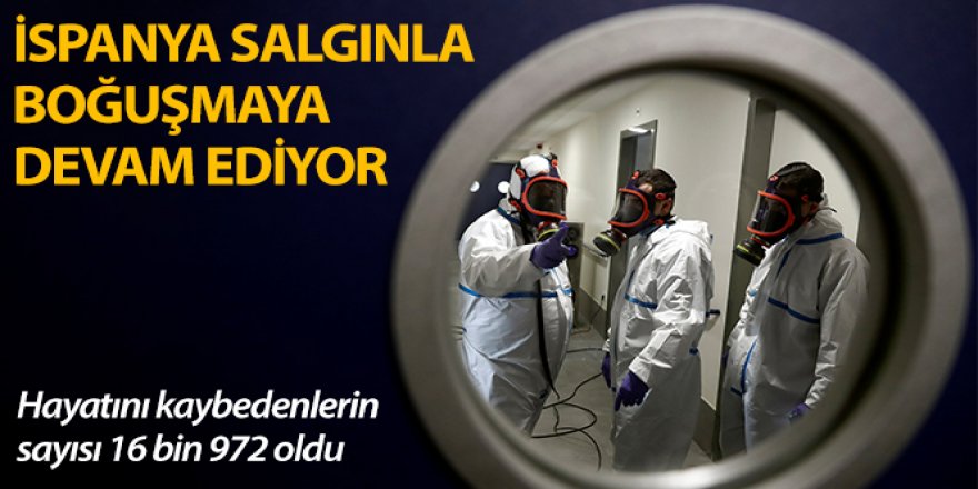 İspanya'da son 24 saate korona virüsten 619 kişi öldü