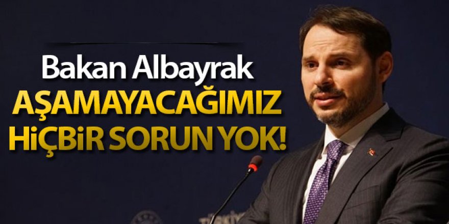 Bakan Albayrak: Aşamayacağımız hiçbir sorun, çözemeyeceğimiz hiçbir sıkıntımız yok