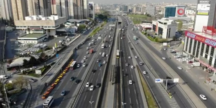 Megakentte sokağa çıkma kısıtlamasının ardından mesai yoğunluğu