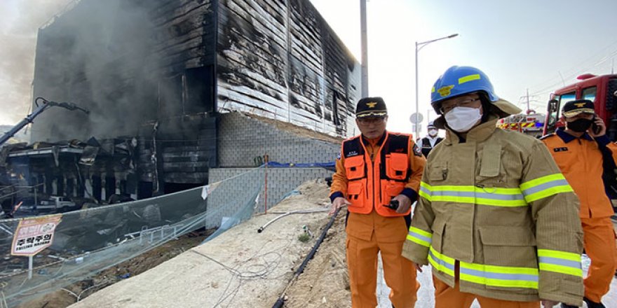 Güney Kore'deki yangında ölü sayısı 36'ya yükseldi