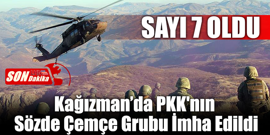 Kağızman’da PKK'nın Sözde Çemçe Grubu İmha Edildi