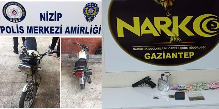 Gaziantep'te aranan 22 şüpheli şahıs yakalandı