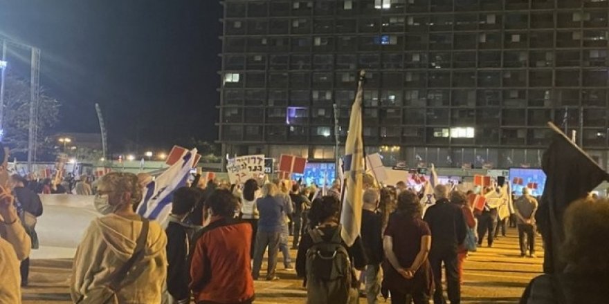 İsrail'de Netanyahu protestoları devam ediyor