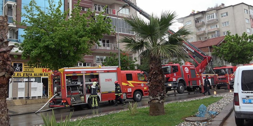 Tüpten sızan gaz yangına neden oldu