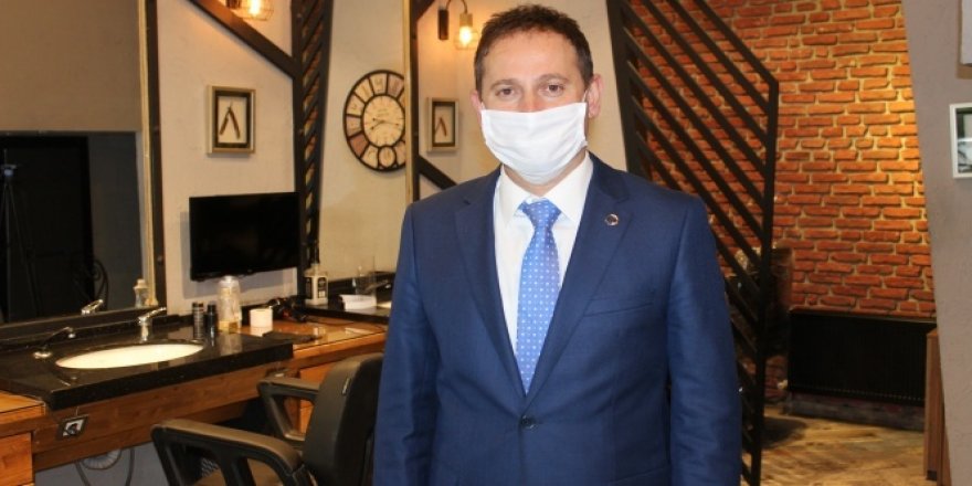 Ankara'da berberler dükkanlarını sterilize ederek açmaya hazırlanıyor