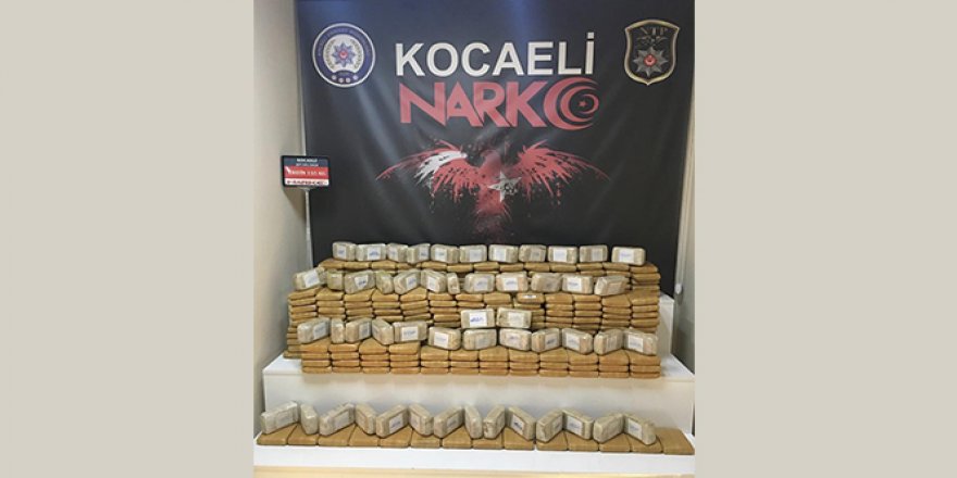 Kocaeli TEM'de durdurulan tırda 155 kilo eroin ele geçirildi