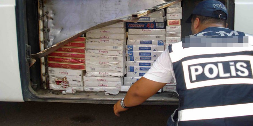 Digor’da 2 bin 740 paket kaçak sigara ele geçirildi