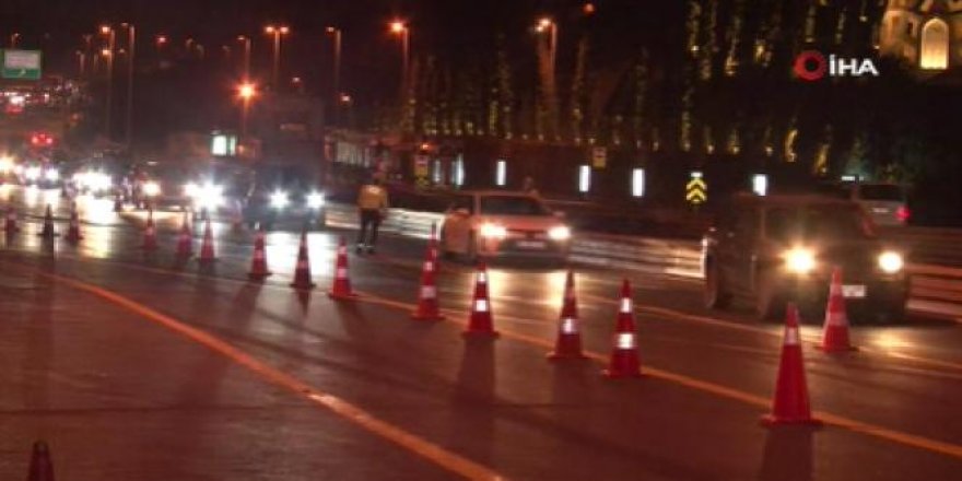 15 Temmuz Şehitler Köprüsü'nde polis ekipleri denetime başladı