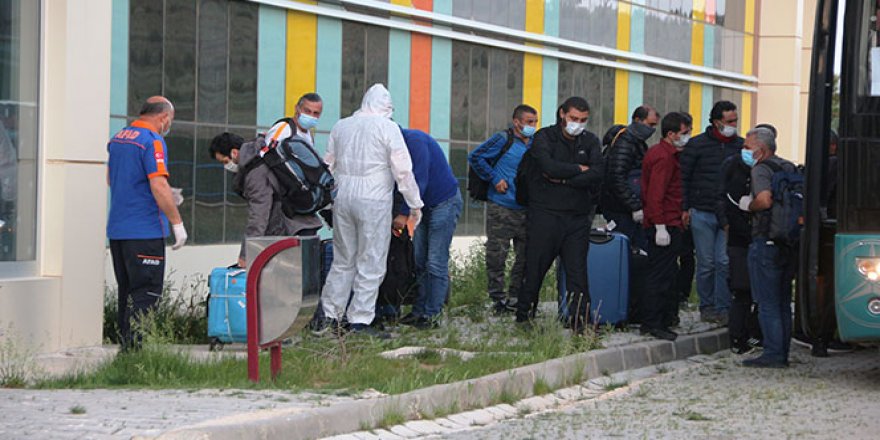 Tanzanya'dan Kırıkkale'ye getirilen 53 kişi, karantinaya alındı