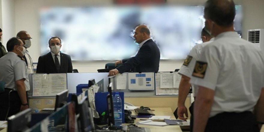 Bakan Soylu polis kontrol noktasını ziyaret etti