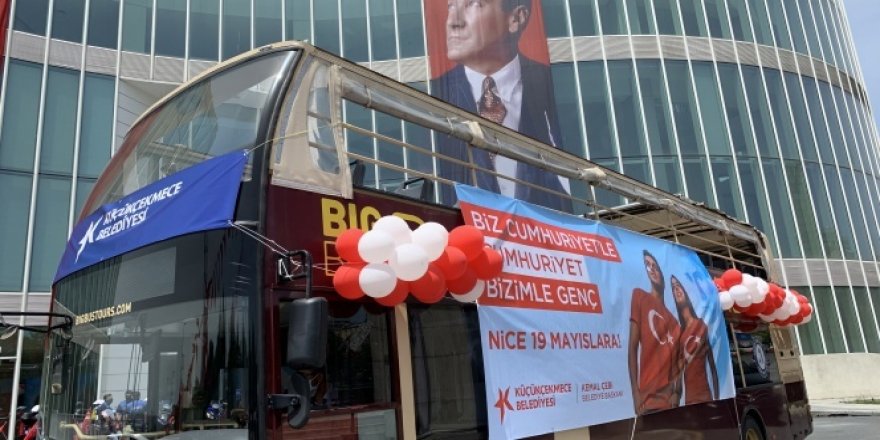 Küçükçekmece'de 19 Mayıs coşkuyla kutlandı