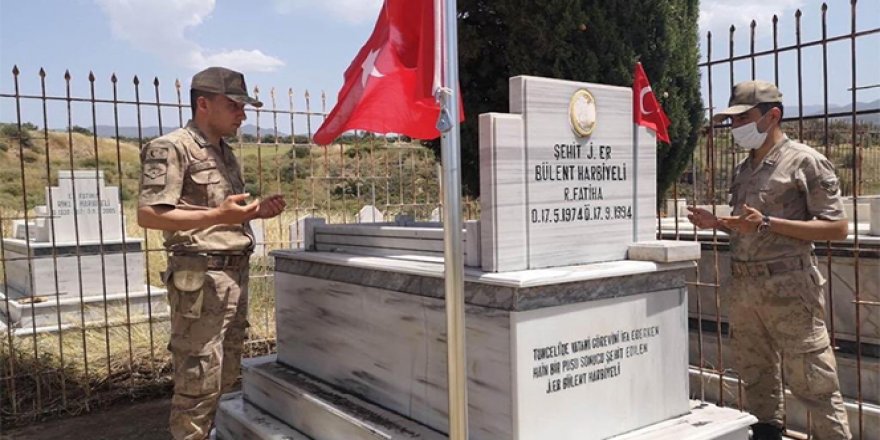 Jandarma Genel Komutanlığından şehit kabirlerine bakım