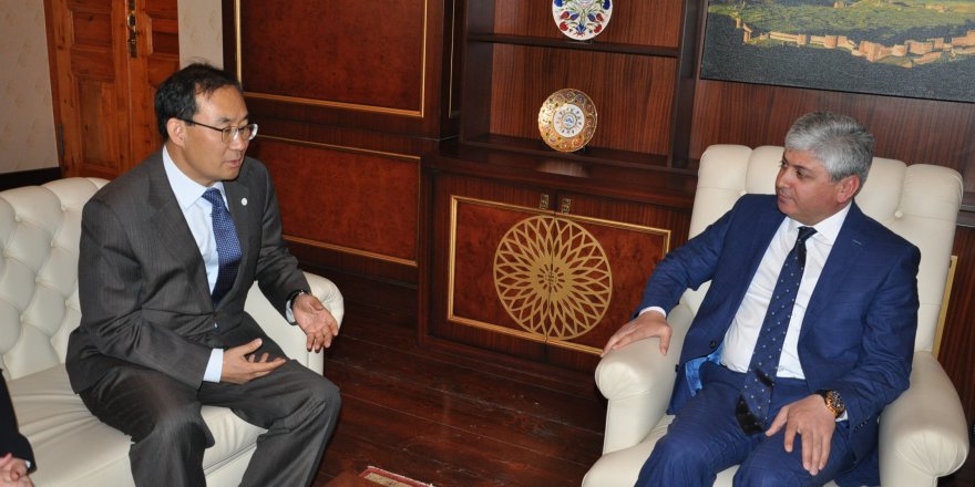 Kore Büyükelçisi Yunsoo Cho’dan Vali Doğan’a ziyaret