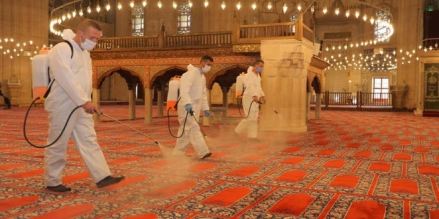 Selimiye Camii ibadete açılmaya hazırlanıyor