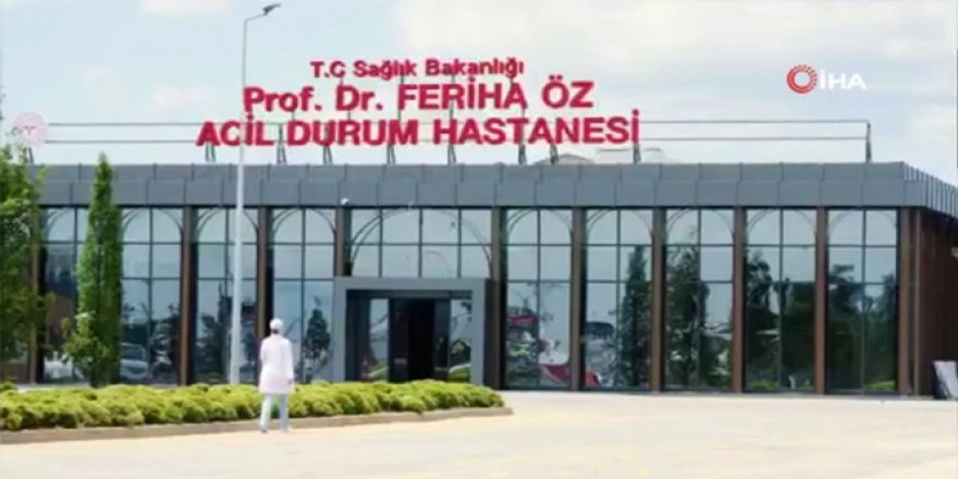 Bakan Koca'dan Prof. Dr. Feriha Öz Acil Durum Hastanesi paylaşımı