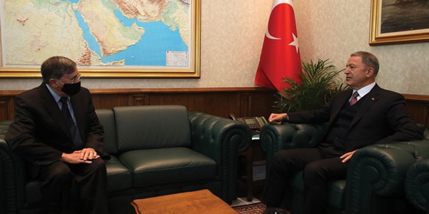 Bakan Akar, ABD Ankara Büyükelçisi Satterfield'i kabul etti