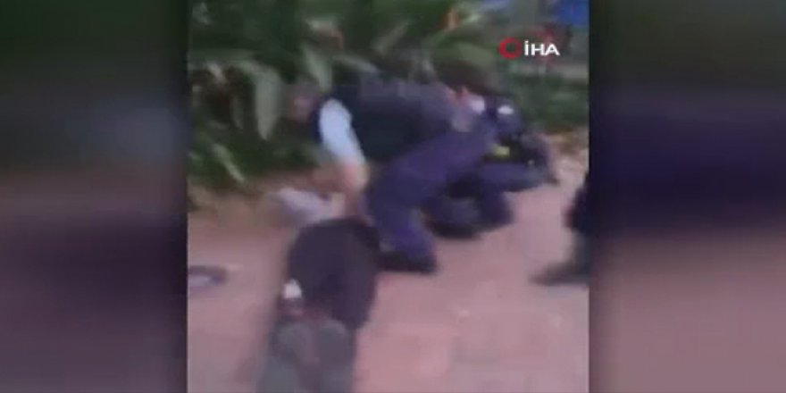 Polis şiddeti bu kez Avustralya'da kameraya yansıdı