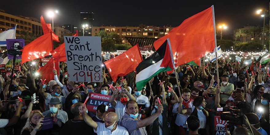 İsrailliler 'ilhak' planını protesto etti