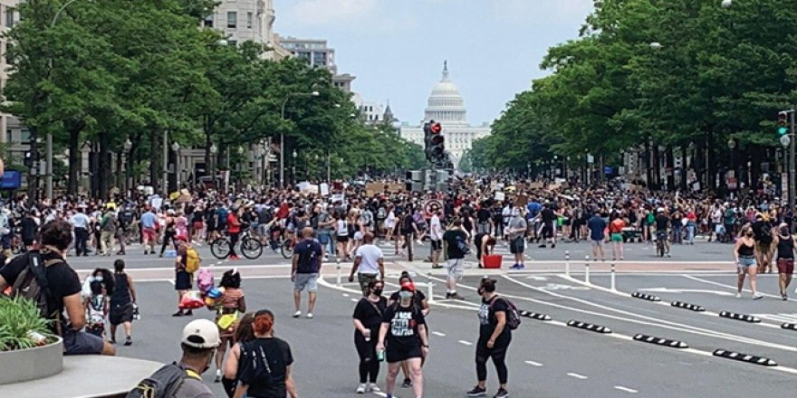 Washington'da Floyd protestoları yeniden hareketlendi