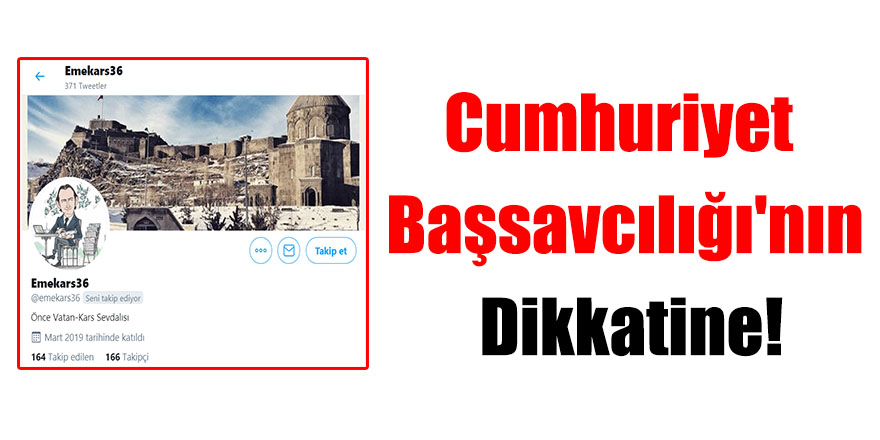 Cumhuriyet Başsavcılığı'nın Dikkatine!