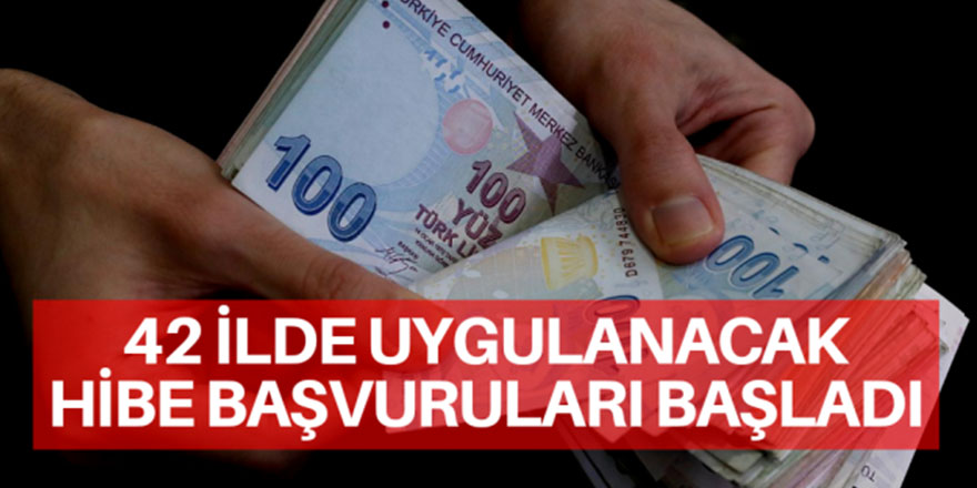 42 İlde Uygulanacak! Hibe İçin Başvuru Başladı